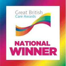 Great British Care Awards National Winner badge